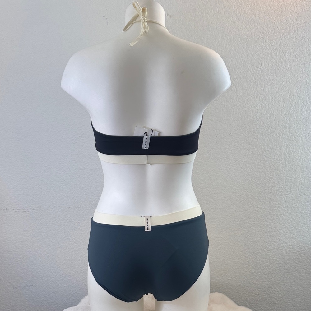 Elegant Black and Cream Bikini Set - Picture 5 of 5